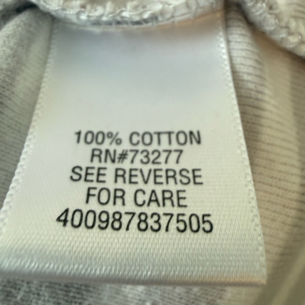 Croft & Barrow Gray White Striped Boat Neck Top Cotton Coastal Casual Large - Picture 4 of 7